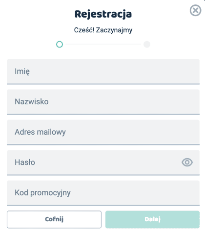 Registration at Lebull casino